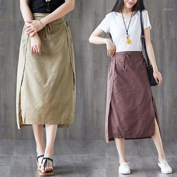 plus size skirt woman loose fashion wild mid-length skirt 2020 new women's spring casual elastic waist simple femme jupe r1541, Black
plus size skirt woman loose fashion wild mid-length skirt 2020 new women's spring casual elastic waist simple femme jupe r1541, Black