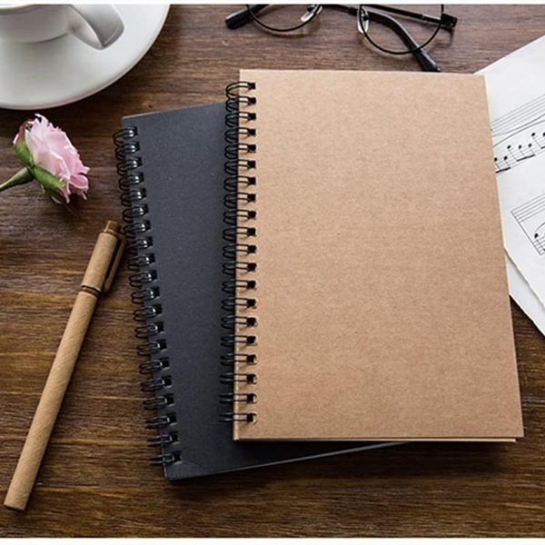 notepads notebook spiral sketchbook diary drawing graffiti 14x21cm kraft paper cover blank for art supply, Purple;pink
notepads notebook spiral sketchbook diary drawing graffiti 14x21cm kraft paper cover blank for art supply, Purple;pink
