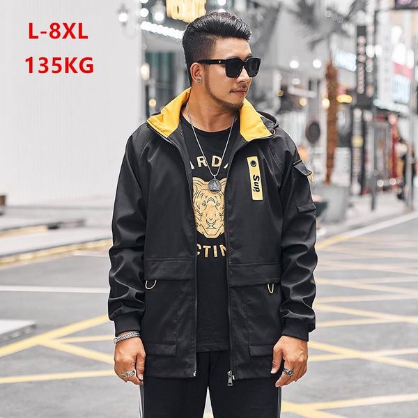 men's jackets black hoodies men teenager autumn jacket juvenile plus size 6xl 7xl 8xl mens windbreaker yellow red cargo clothes 2021 co, Black;brown
men's jackets black hoodies men teenager autumn jacket juvenile plus size 6xl 7xl 8xl mens windbreaker yellow red cargo clothes 2021 co, Black;brown