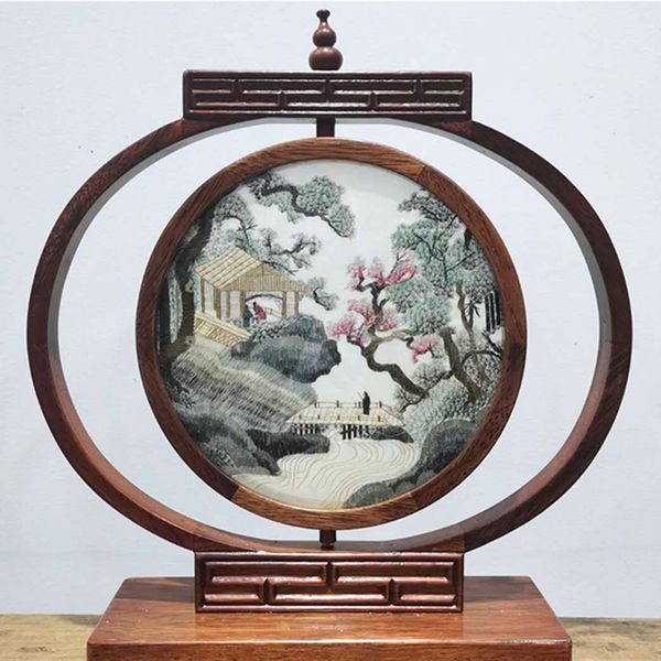 vintage chinese style home decor table lamp ornaments bedroom reading desk lamp silk hand embroidery double patterns with wooden frame gift
vintage chinese style home decor table lamp ornaments bedroom reading desk lamp silk hand embroidery double patterns with wooden frame gift