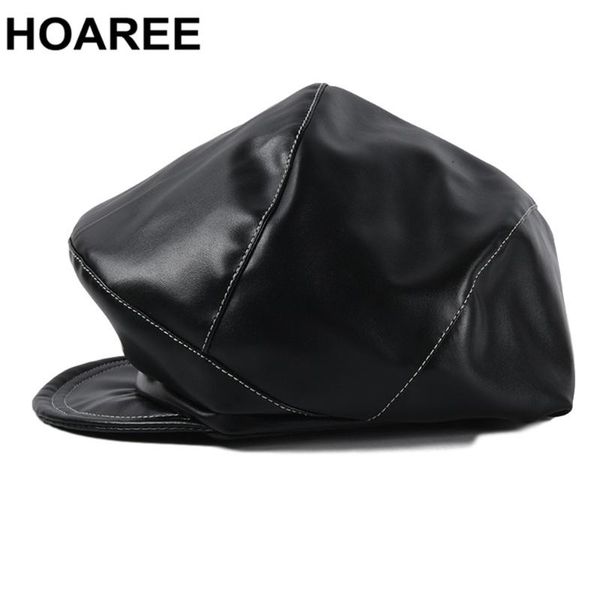 black pu leather octagonal cap hats for women beret hat desiner brand vintage 2021 new spring autumn female hat, Blue;gray
black pu leather octagonal cap hats for women beret hat desiner brand vintage 2021 new spring autumn female hat, Blue;gray