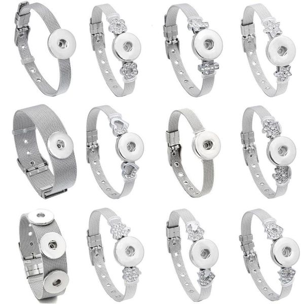 interchangeable snap jewelry stainless steel bracelet 18mm snaps button watch bracelets bangles for women men, Golden;silver
interchangeable snap jewelry stainless steel bracelet 18mm snaps button watch bracelets bangles for women men, Golden;silver