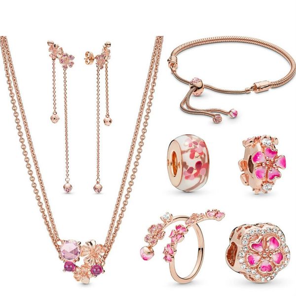 2021 new 100% 925 sterling silver rose gold plant fresh colorful flower pattern fit european diy bracelet jewelry female
2021 new 100% 925 sterling silver rose gold plant fresh colorful flower pattern fit european diy bracelet jewelry female
