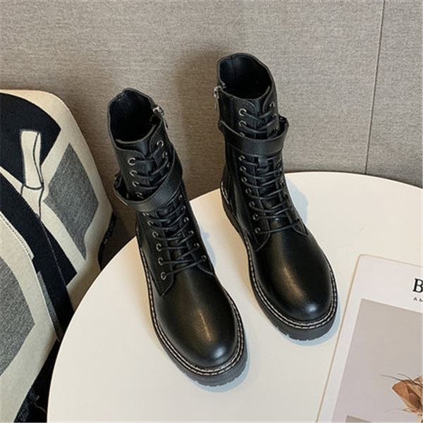 2021 new punk mode gothic style rent to round foot finger female biker boots motor street mujer zapatos transport engine 9pzi, Black
2021 new punk mode gothic style rent to round foot finger female biker boots motor street mujer zapatos transport engine 9pzi, Black