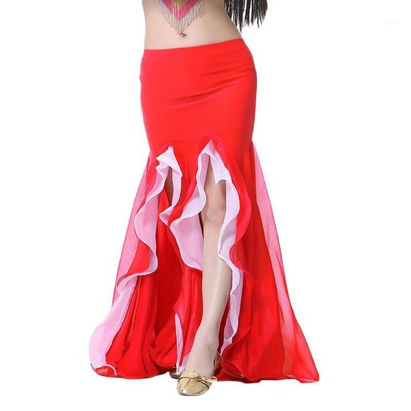 new belly dance costume crystal cotton double split skirt belly dance ruffle skirt for oriental india dress 9 color1, Black;red
new belly dance costume crystal cotton double split skirt belly dance ruffle skirt for oriental india dress 9 color1, Black;red