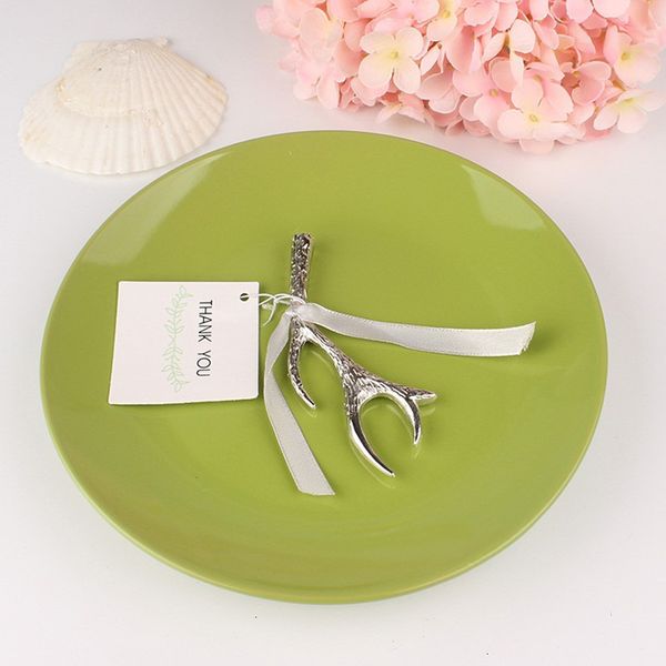 creative zinc alloy antler deer beer bottle horn opener favors and gifts for wedding party souvenirs
creative zinc alloy antler deer beer bottle horn opener favors and gifts for wedding party souvenirs