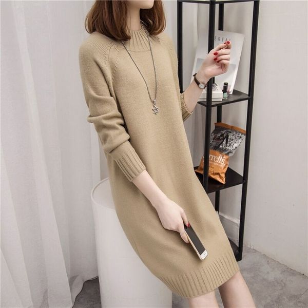 women's half high neck sweater autumn pullover sweaterknitted sweaterwinter loose korean pullover medium long bottomed sweater fashion, White;black
women's half high neck sweater autumn pullover sweaterknitted sweaterwinter loose korean pullover medium long bottomed sweater fashion, White;black