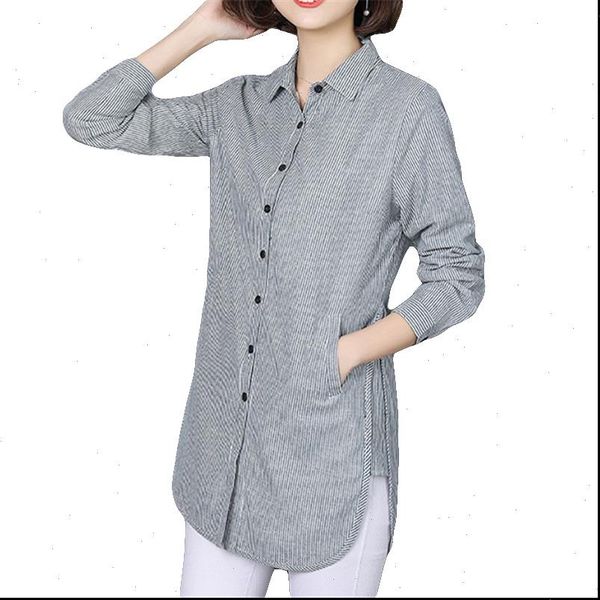 womens striped blouses shirt casual loose style shirt plus size long sleeve blusas shirts office ladies clothing, White
womens striped blouses shirt casual loose style shirt plus size long sleeve blusas shirts office ladies clothing, White