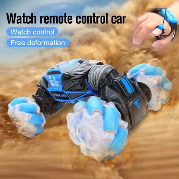 4WD RC Stunt Car Watch Control Gesture Induction Deformable Electric RC Drift Car Transformer Car Toys for Kids with LED Light
4WD RC Stunt Car Watch Control Gesture Induction Deformable Electric RC Drift Car Transformer Car Toys for Kids with LED Light