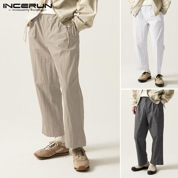 vintage solid men pants cotton button joggers loose casual straight pants long trousers men streetwear pantalones s-5xl incerun1, Black
vintage solid men pants cotton button joggers loose casual straight pants long trousers men streetwear pantalones s-5xl incerun1, Black