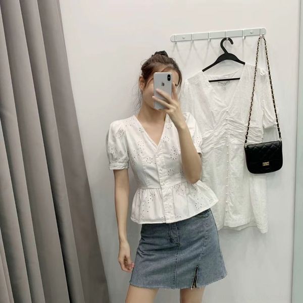wg4to u's new shirt lanternlantern lanternspring gnx summer 2020 women's french fashion v-neck elegant lantern sleeve shirt and gn, White
wg4to u's new shirt lanternlantern lanternspring gnx summer 2020 women's french fashion v-neck elegant lantern sleeve shirt and gn, White