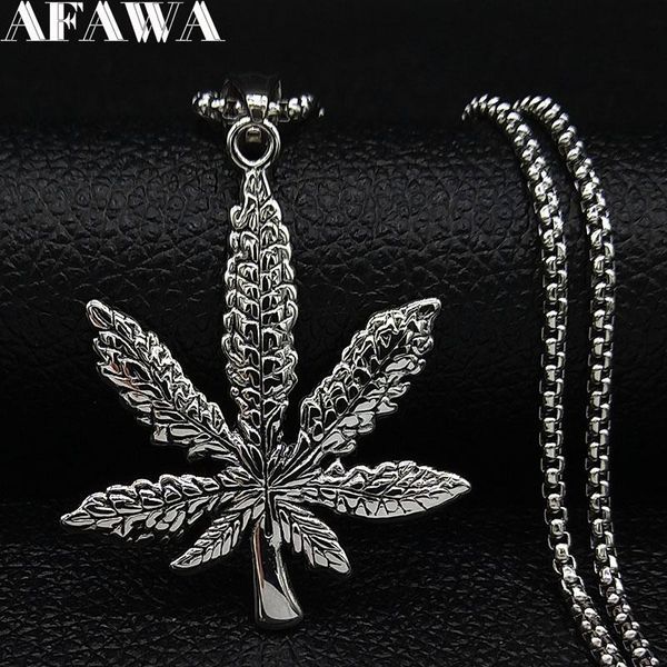 pendant necklaces 2021 fashion punk stainless steel choker necklace silver color chain men jewelry cadenas para hombre n19087