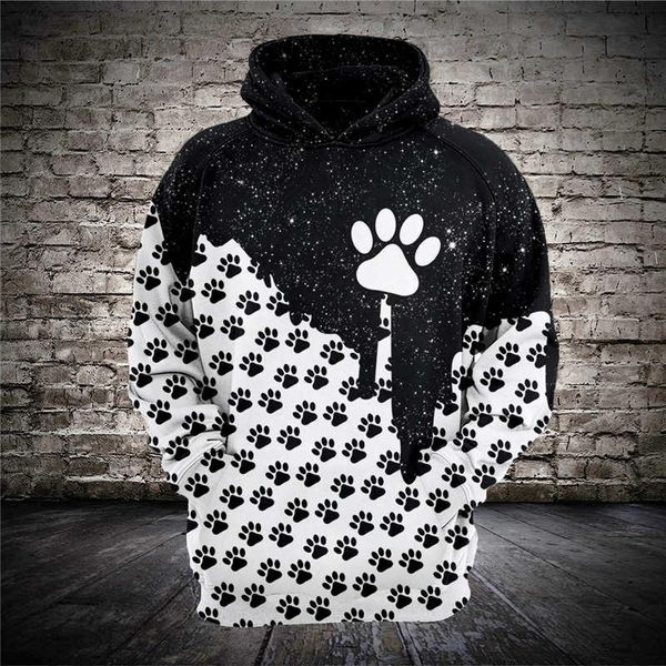 2020 new sweatshirt customize design dog feet 3d printing hoodies fashion pullovers men's clothing drop shipping, Black
2020 new sweatshirt customize design dog feet 3d printing hoodies fashion pullovers men's clothing drop shipping, Black