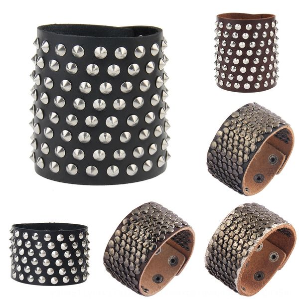 punk men's jewelry metal spike rivet cowhide punk men's jewelry metal spike bracelet rivet cowhide bracelet 8se21, Golden;silver
punk men's jewelry metal spike rivet cowhide punk men's jewelry metal spike bracelet rivet cowhide bracelet 8se21, Golden;silver