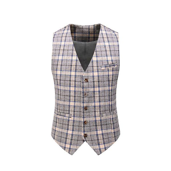 2021 new men's plaid vest fashion brand men sleeveless vest coat wedding party waistcoat plus size s-5xl, Black;white
2021 new men's plaid vest fashion brand men sleeveless vest coat wedding party waistcoat plus size s-5xl, Black;white
