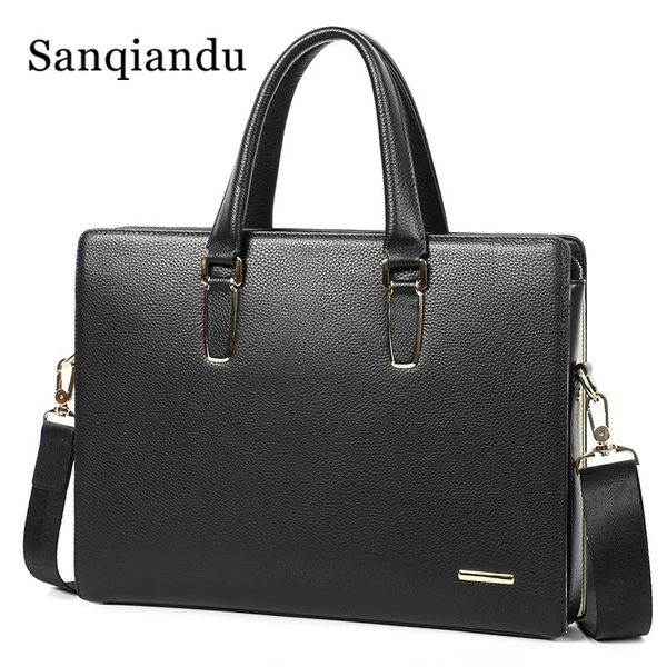 briefcase genuine leather men lapbag handbag men's business bags cowhide leather messenger bag for men work
briefcase genuine leather men lapbag handbag men's business bags cowhide leather messenger bag for men work