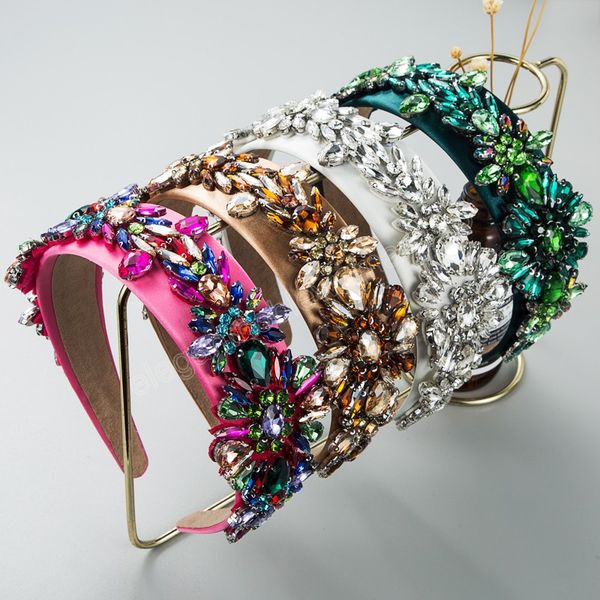 luxury multi color crystal headband vintage geometric gemstone wide-brimmed hariband girls party hair jewelry, Silver
luxury multi color crystal headband vintage geometric gemstone wide-brimmed hariband girls party hair jewelry, Silver