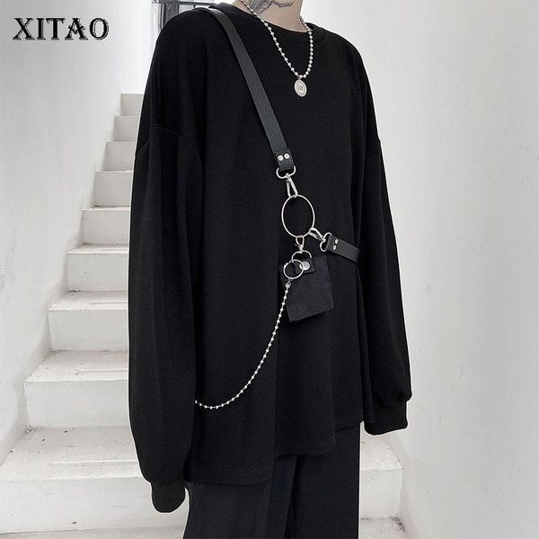 xitao black women sweatshirt fashion new personalized metal chain small fresh casual style 2020 elegant loose sweatshirt dzl1502
xitao black women sweatshirt fashion new personalized metal chain small fresh casual style 2020 elegant loose sweatshirt dzl1502