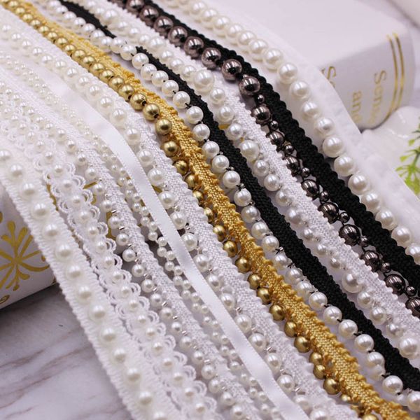 1yard/lot vintage white/black beaded lace trim tape fabric ribbon diy collar garment headdress materials sewing craft
1yard/lot vintage white/black beaded lace trim tape fabric ribbon diy collar garment headdress materials sewing craft