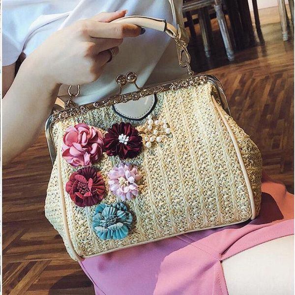 summer handle knitted handbag straw women tote rattan crossbody bag beach handbag bolso shoulder floral bags a42-76
summer handle knitted handbag straw women tote rattan crossbody bag beach handbag bolso shoulder floral bags a42-76