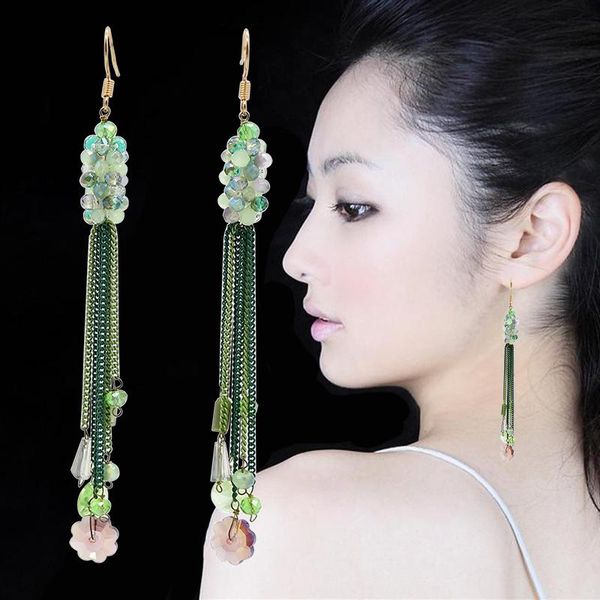 dangle & chandelier handmade chic crystal long tassel earrings 2021 fashion design for women ethnic earring beautiful jewelry, Silver
dangle & chandelier handmade chic crystal long tassel earrings 2021 fashion design for women ethnic earring beautiful jewelry, Silver