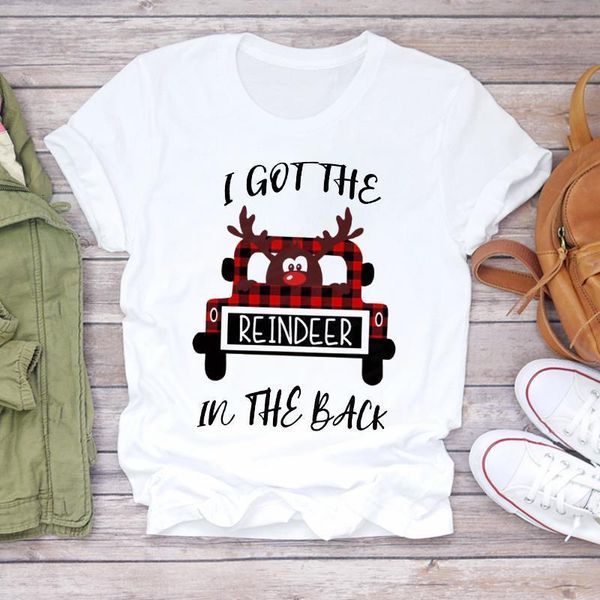 women christmas printing plaid truck funny girl 90s holiday print lady tshirt ladies graphic t-shirts female tee t-shirt, White
women christmas printing plaid truck funny girl 90s holiday print lady tshirt ladies graphic t-shirts female tee t-shirt, White