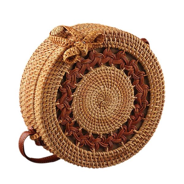 woven rattan bag round straw shoulder bag small beach handbags women summer hollow handmade messenger crossbody bags #l5
woven rattan bag round straw shoulder bag small beach handbags women summer hollow handmade messenger crossbody bags #l5
