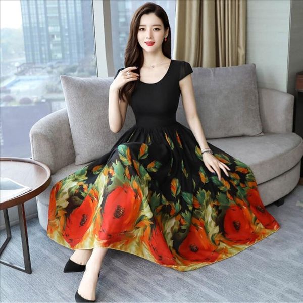 2019 vintage print long sleeve maxi dresses autumn winter 3xl plus size chiffon midi dress elegant women party vestidos j30, Black;gray
2019 vintage print long sleeve maxi dresses autumn winter 3xl plus size chiffon midi dress elegant women party vestidos j30, Black;gray
