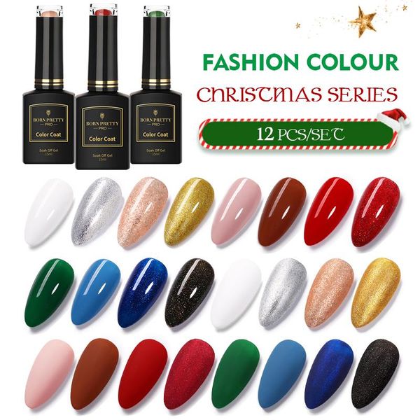 born pretty pro nail set 12 colors christmas collection gel polish for manicuring soak off uv led gel varnish nail art design, Red;pink
born pretty pro nail set 12 colors christmas collection gel polish for manicuring soak off uv led gel varnish nail art design, Red;pink
