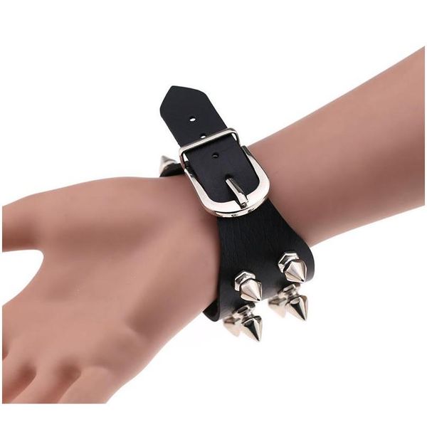 rivet bracelet punk gothic rock hip-hop studded bracelet faux leather bracelet wristbands charm bangle fashion qylmpg, White
rivet bracelet punk gothic rock hip-hop studded bracelet faux leather bracelet wristbands charm bangle fashion qylmpg, White