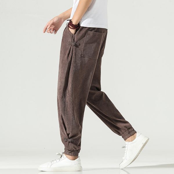 chinese style new men's corduroy pants in spring, Black
chinese style new men's corduroy pants in spring, Black