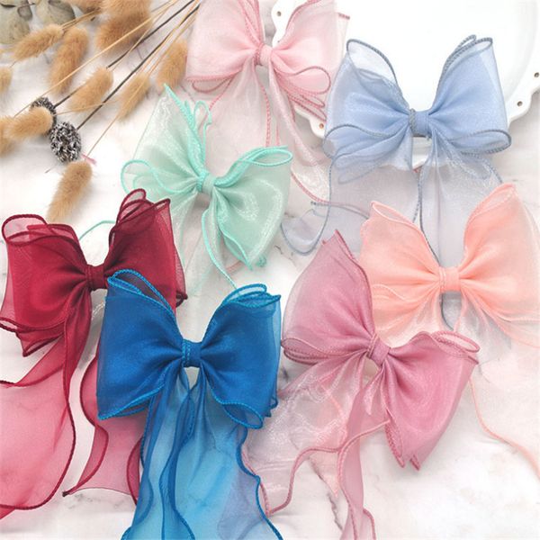 10pcs/lot new handmade hair accessories 3layer yarn versatile long streamer bow hair ring hairpin hair clip spring clip hairpin y200710, Slivery;white
10pcs/lot new handmade hair accessories 3layer yarn versatile long streamer bow hair ring hairpin hair clip spring clip hairpin y200710, Slivery;white