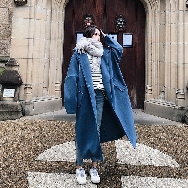 women's wool & blends woolen jackets 2021 winter female hooded double-sided coats loose quality casual womens long vintage clothing abr, Black
women's wool & blends woolen jackets 2021 winter female hooded double-sided coats loose quality casual womens long vintage clothing abr, Black