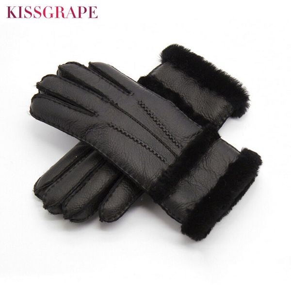 new winter warm real leather sheepskin fur gloves for women outdoor thick mittens ladies elegant wool gloves manual black 201020, Blue;gray
new winter warm real leather sheepskin fur gloves for women outdoor thick mittens ladies elegant wool gloves manual black 201020, Blue;gray