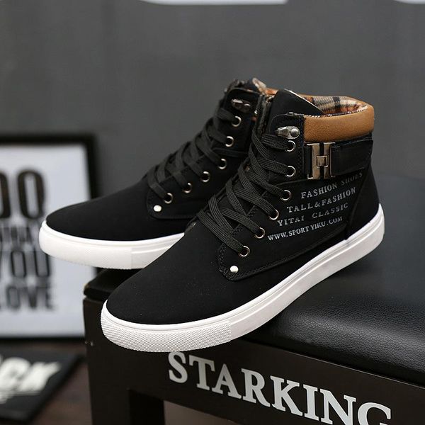 bomkinta high top vintage boots men letter pattern хлопок обувь мужчины удобные повседневные сапоги плюс размер 47 пряжка обуви, Black
bomkinta high top vintage boots men letter pattern хлопок обувь мужчины удобные повседневные сапоги плюс размер 47 пряжка обуви, Black