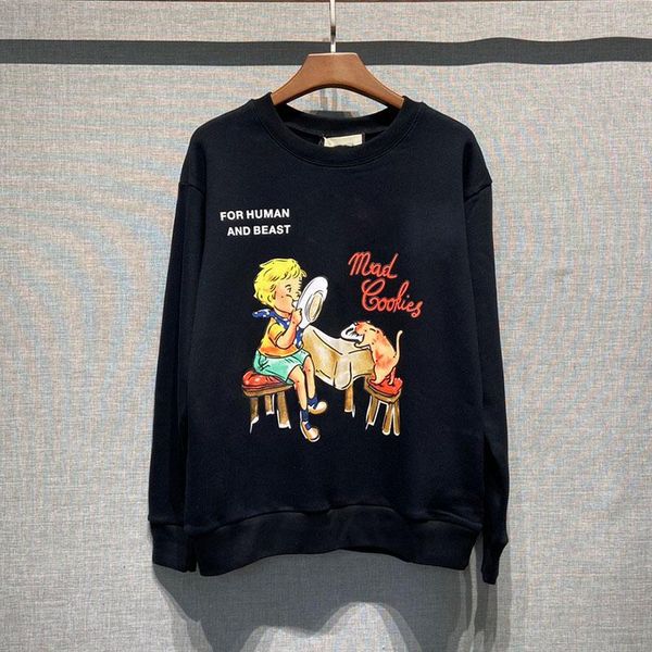 высокое качество вышивки lamb hoodie мужские рубашки кофты с длинным рукавом толстовки осень весна женщин моды одежды printed письмо свитер, Black
высокое качество вышивки lamb hoodie мужские рубашки кофты с длинным рукавом толстовки осень весна женщин моды одежды printed письмо свитер, Black