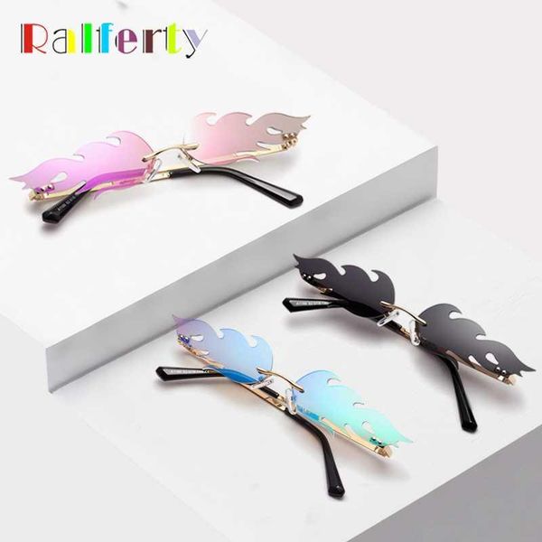 sunglasses ralferty decorative festival women men bar 2021 fashion fire flame sunglass rimless wave gift pixel glasses w11861, White;black
sunglasses ralferty decorative festival women men bar 2021 fashion fire flame sunglass rimless wave gift pixel glasses w11861, White;black