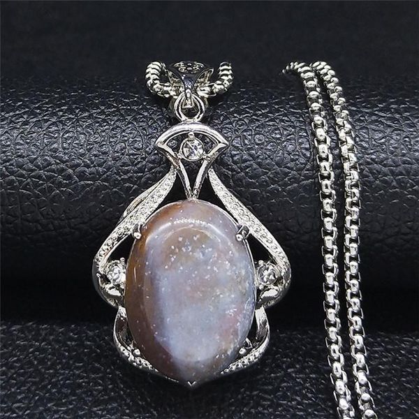 2020 fashion flower natural stone stainless steel necklace women silver color chain necklace jewelry bijoux femme n4508s04
2020 fashion flower natural stone stainless steel necklace women silver color chain necklace jewelry bijoux femme n4508s04