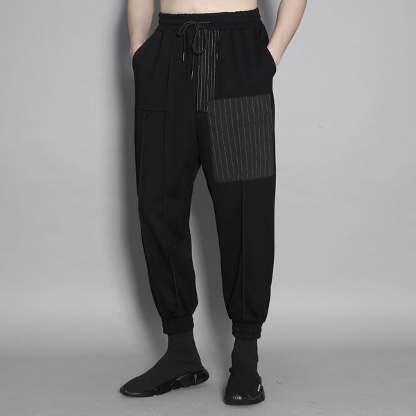2021 New Male Spring Summer Wear Original Personality Stripe Color Splice Loose Halon Casual Corset Pants 4Q3N, Black
2021 New Male Spring Summer Wear Original Personality Stripe Color Splice Loose Halon Casual Corset Pants 4Q3N, Black