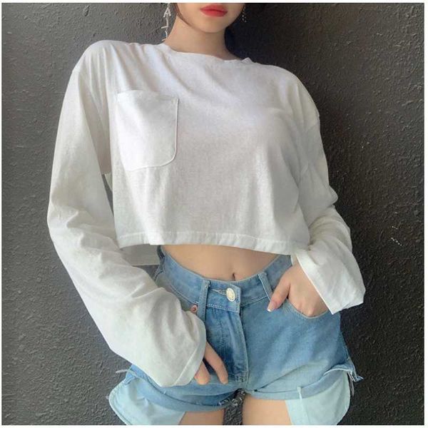 women's solid color pocket loose running sportswear breathable pendant fitness white short open navel yoga sports t-shirt, White;red
women's solid color pocket loose running sportswear breathable pendant fitness white short open navel yoga sports t-shirt, White;red