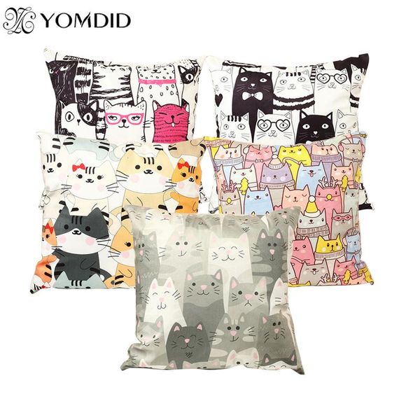 cute cat pillow case cartoon animal cushion cover square pillowcase for sofa car home decor polyester printed pillow cover
cute cat pillow case cartoon animal cushion cover square pillowcase for sofa car home decor polyester printed pillow cover