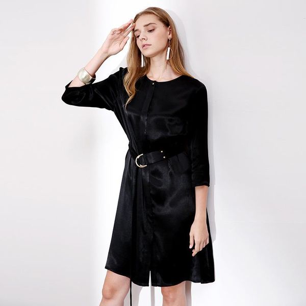 casual dresses 2021 autumn arrival women's fashion temperament sashes waist slimming o-neck dress 3l19687, Black;gray
casual dresses 2021 autumn arrival women's fashion temperament sashes waist slimming o-neck dress 3l19687, Black;gray