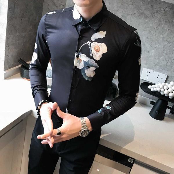 camisa masculina streetwear long sleeve shirts men clothes camisa homem black white 2019 autumn chinese style printing shirt man1, White;black
camisa masculina streetwear long sleeve shirts men clothes camisa homem black white 2019 autumn chinese style printing shirt man1, White;black