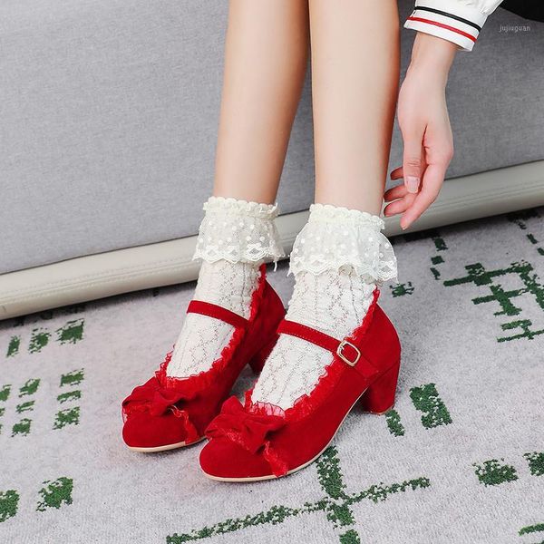 yqbtdl red blue beige pink suede lace princess mary jane womens shoes block heels bowtie ruffles party women pumps plus size 431, Black
yqbtdl red blue beige pink suede lace princess mary jane womens shoes block heels bowtie ruffles party women pumps plus size 431, Black