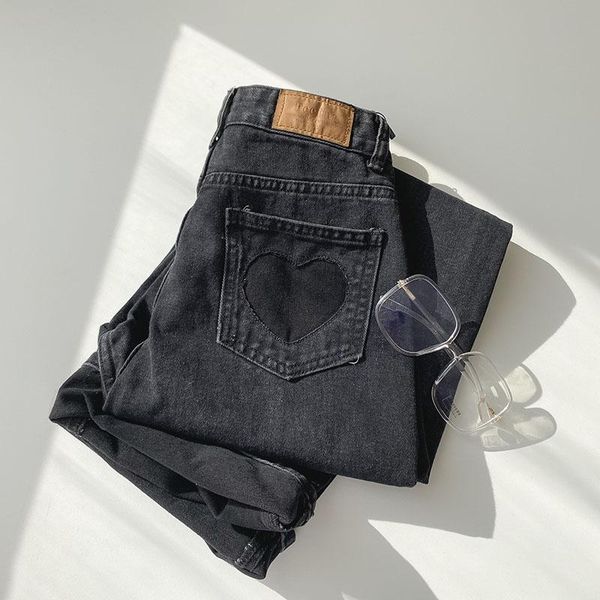 women's jeans vintage black women 2021 spring wear korean style fashion wide leg long denim pants, Blue
women's jeans vintage black women 2021 spring wear korean style fashion wide leg long denim pants, Blue
