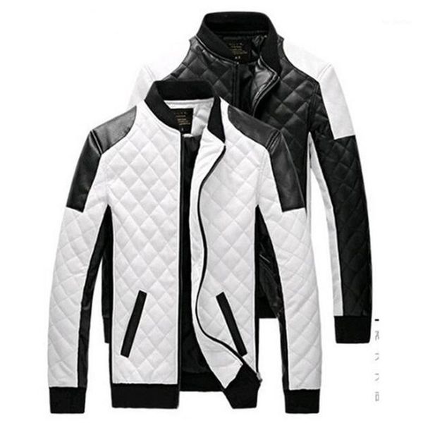 men's jackets 2021 fashion men's leather coats autumn black white lattice of men coat suede leisure jacket winter1, Black;brown
men's jackets 2021 fashion men's leather coats autumn black white lattice of men coat suede leisure jacket winter1, Black;brown