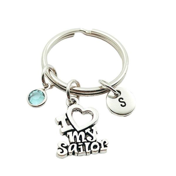 keychains love my sailor creative initial letter birthstone keyrings fashion jewelry women gifts accessories pendants, Silver
keychains love my sailor creative initial letter birthstone keyrings fashion jewelry women gifts accessories pendants, Silver