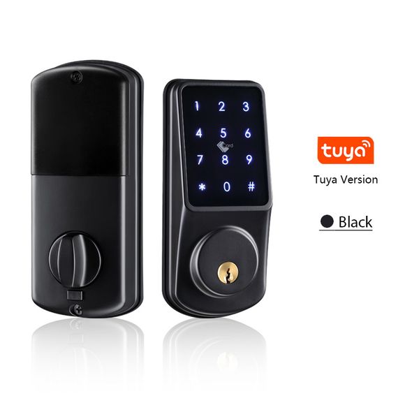 wifi keyless secure keypad remote control deadbolt electronic digital smart door lock with tuya app
wifi keyless secure keypad remote control deadbolt electronic digital smart door lock with tuya app