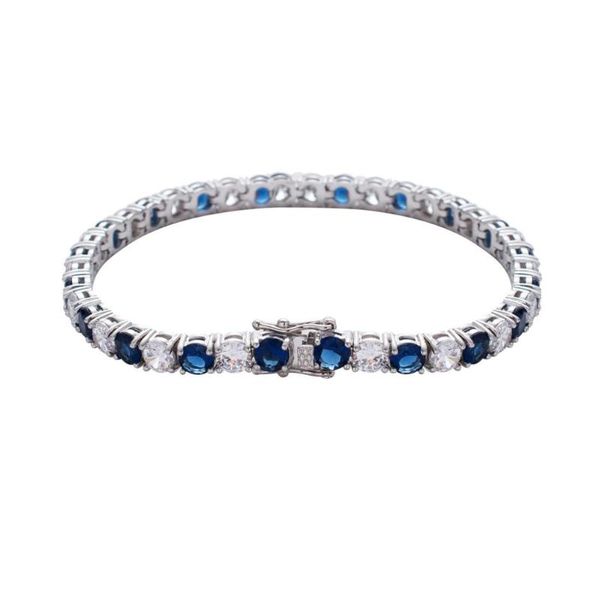 hip hop bling iced out cubic zirconia bracelet men women 1 row 5mm round blue white cz stone tennis chain bracelets jewelry, Black
hip hop bling iced out cubic zirconia bracelet men women 1 row 5mm round blue white cz stone tennis chain bracelets jewelry, Black