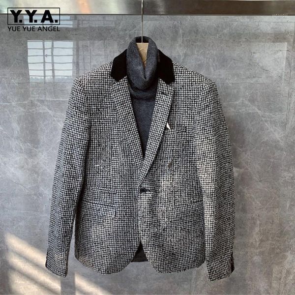 winter england style plaid slim blazer men single button lapel casual suit jacket fashion office full sleeve formal outerwear1, White;black
winter england style plaid slim blazer men single button lapel casual suit jacket fashion office full sleeve formal outerwear1, White;black
